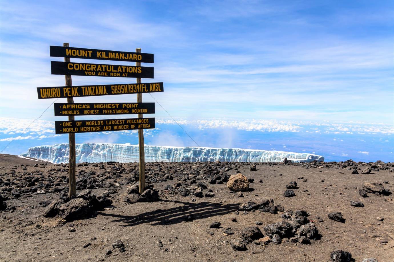 Green mountain trail for Kilimanjaro trekking
