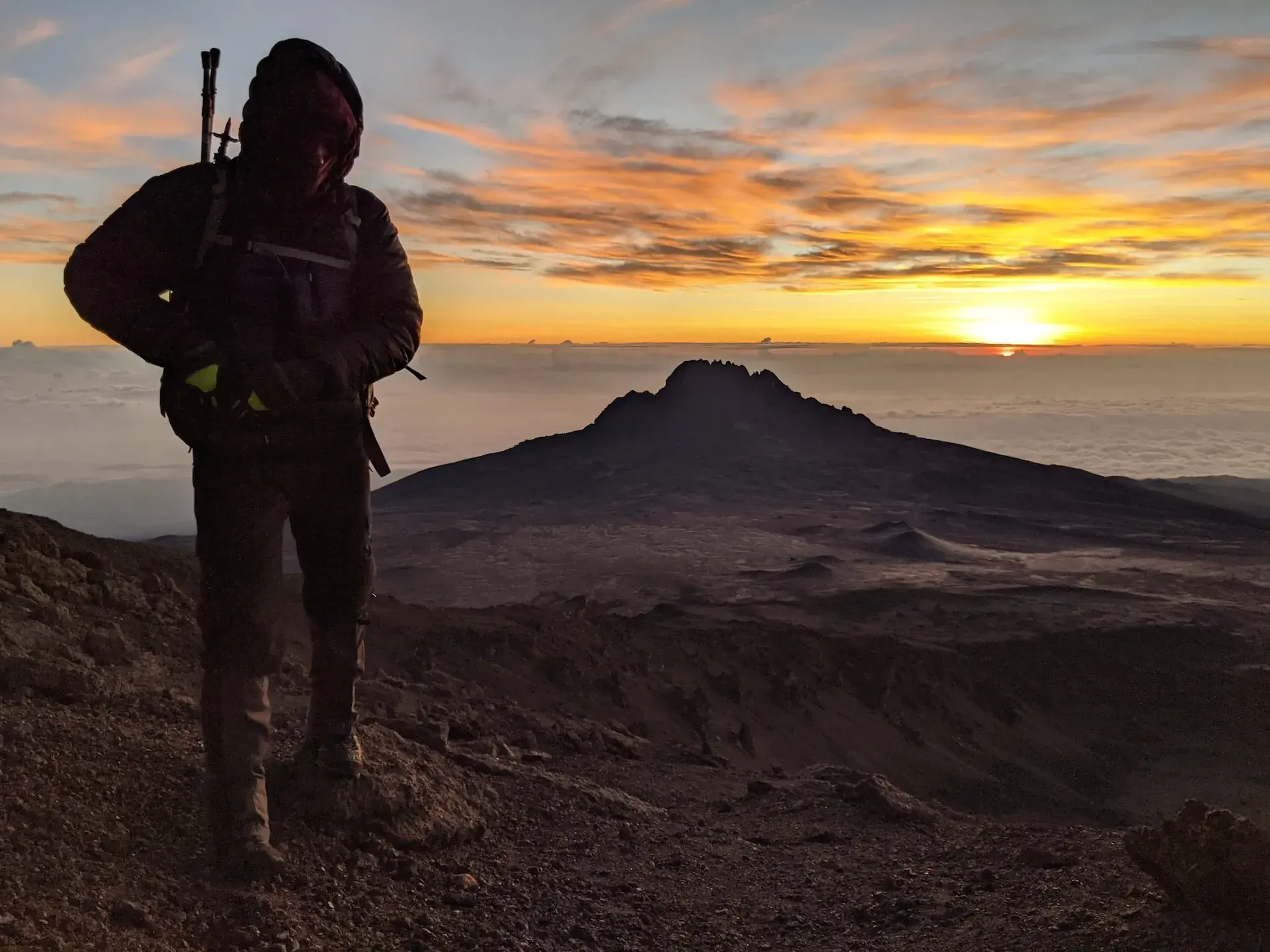 Kilimanjaro summit Uhuru Peak sunrise
